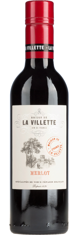 La Villette Merlot - half flesje (0,375 liter)