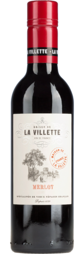 La Villette Merlot - half flesje (0,375 liter)